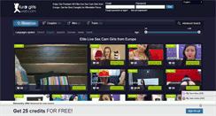 Desktop Screenshot of eurogirlswebcam.com